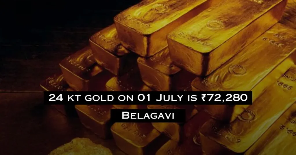 Gold Price In Belgaum Shahapur Today 01/07/2024