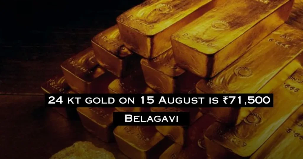 Gold Price In Belgaum Shahapur Today 16/08/2024