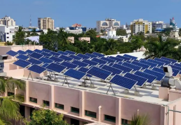 The city has done a construction of Solar panels for its development