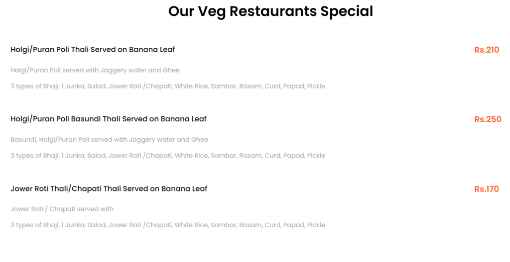 Restaurant in Belagavi