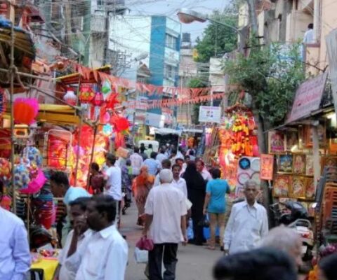 Shahapur Market in Belagavi